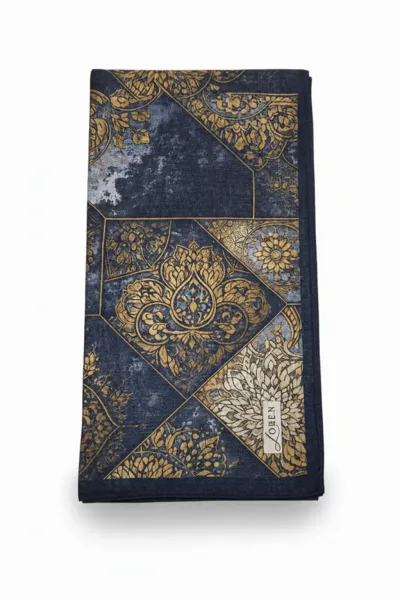 90x90 Cm Dijital Baskılı Mosaic Desen Soft Eşarp 498603