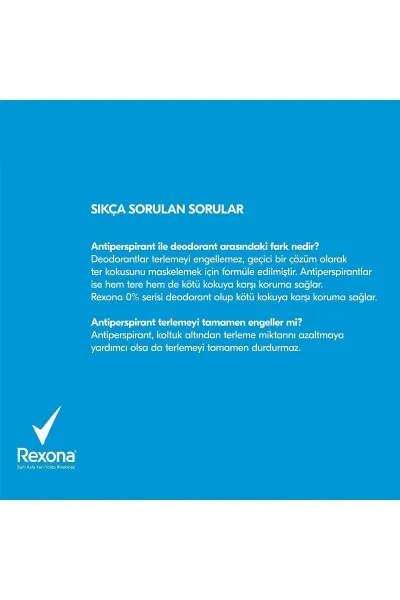 Rexona Kadın Sprey Deodorant Ocean Fresh %0 Alüminyum 150 ml 287686