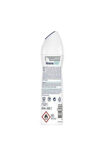 Rexona Kadın Sprey Deodorant Ocean Fresh %0 Alüminyum 150 ml 287686