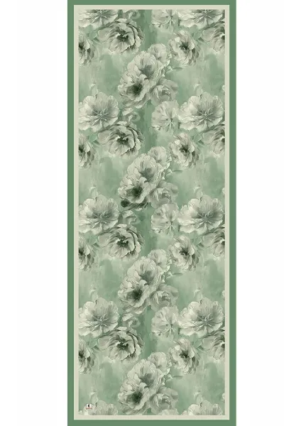 Koyu Mint 70x180 Cm Dijital Baskılı Çiçek Desen Soft Şal 482107