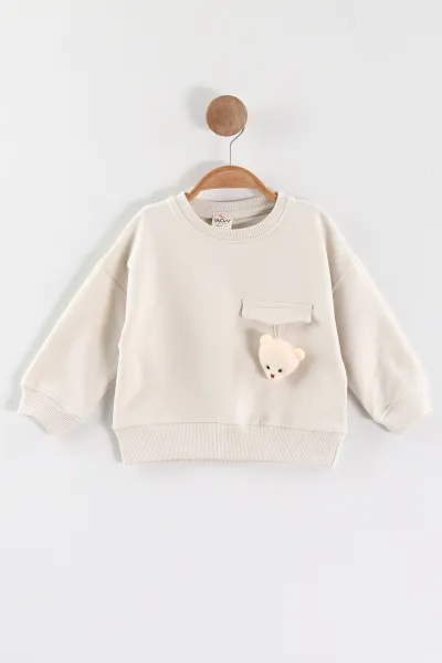 krem-1-4-yasayicik-aksesuarli-erkek-cocuk-sweatshirt-432821