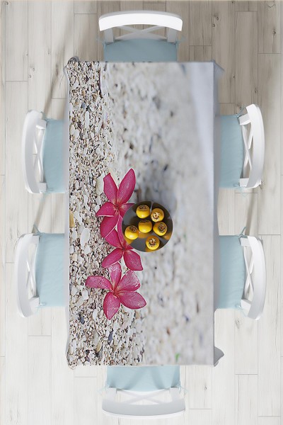 140x220 Dijital Baskılı Mordern  Masa Örtüsü 219006