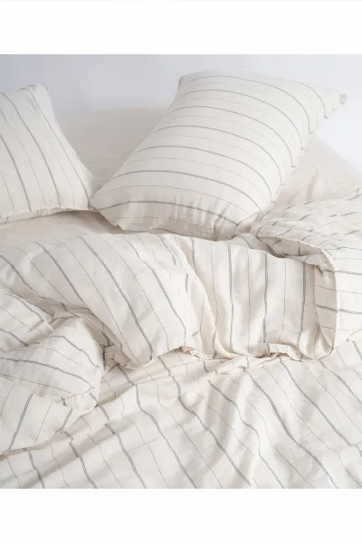 Krem 200x220 Cm Bella Home Çift Kişilik Tommy Light Nevresim Takımı - Zarif Desen & Premium Kalite 475853
