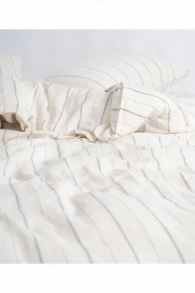 Krem 200x220 Cm Bella Home Çift Kişilik Tommy Light Nevresim Takımı - Zarif Desen & Premium Kalite 475853