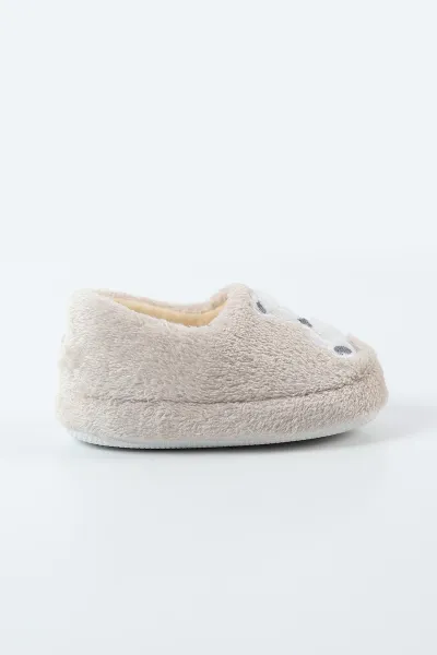 Krem ( 21 - 24 ) Peluş Figürlü Bebek Panduf 496282