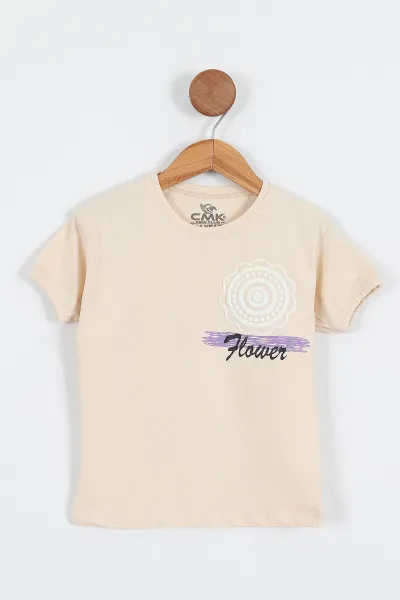 krem-3-12-yas-flower-baskili-kol-lastikli-kiz-cocuk-tisort-354291