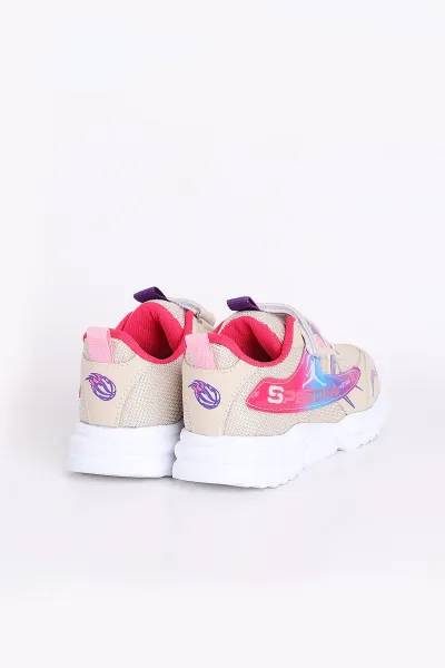 Krem (31-35 Filet)Kalın Taban Cırtlı Çocuk Spor Ayakkabı 346778