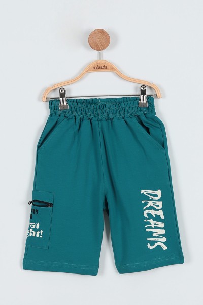 Krem (7-10 Yaş) Dreams Baskılı Cepli Fermuar Detaylı Erkek ÇocukTakım 186345