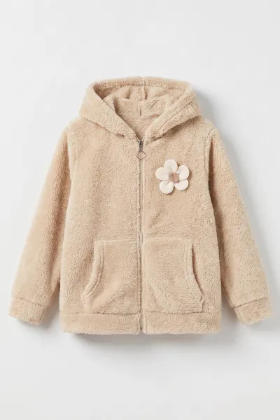 krem-7-12-yas-papatya-aksesuarli-kapusonlu-kiz-cocuk-pelus-hirka-489004