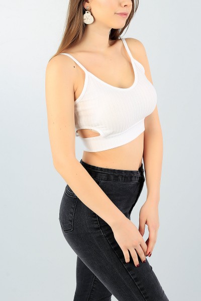 Krem Askılı Bayan Viskon Atlet 59650
