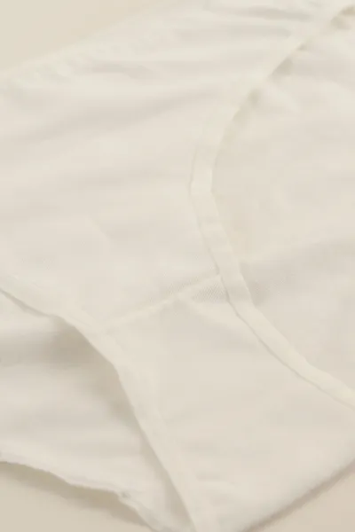 Krem CH0850 Pamuklu Kadın Bikini Külot 282168