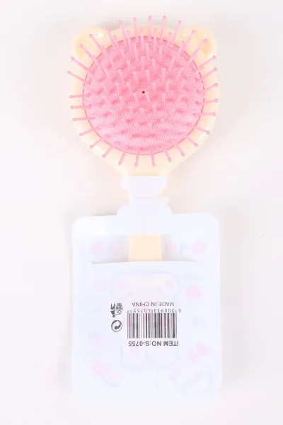 Krem Figürlü ve Kabartmalı Çocuk Saç Tarağı 449713