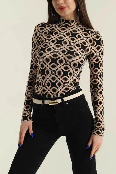 Krem Gold Toka Detaylı Kadın Kemer 421488