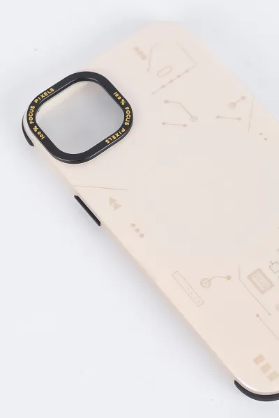 Krem İPhone 14 Pro Max Uyumlu Magsafe Özellikli Energy Serisi Sert Slikon Telefon Kılıfı 390821