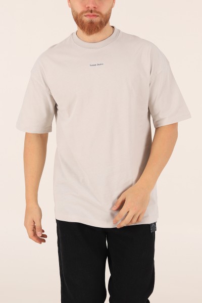 Krem Labish Styles Baskılı Tişört 165654