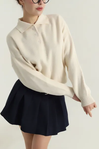 krem-polo-yaka-triko-kadin-kazak-403820