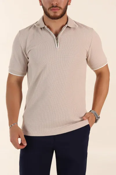 krem-regular-fit-dokulu-polo-yaka-erkek-triko-tisort-369370