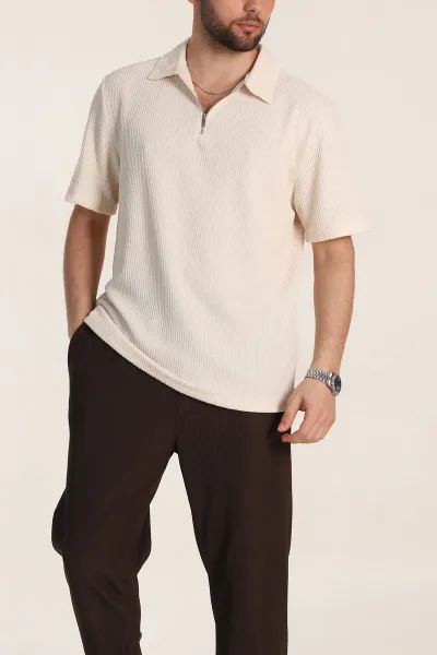 krem-relaxed-fit-fitilli-doku-fermuarli-polo-yaka-erkek-tisort-347558