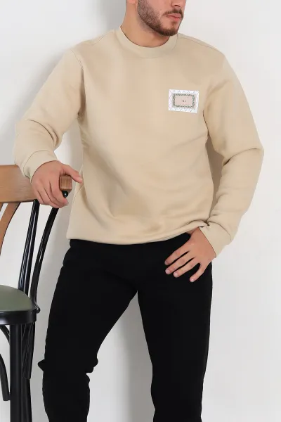 krem-relaxed-fit-uc-ip-sardonlu-baskili-erkek-sweatshirt-309653