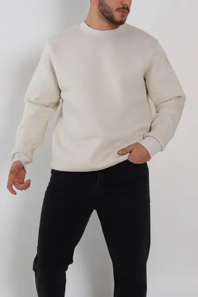 krem-relaxed-fit-uc-ip-sardonlu-nakis-detayli-erkek-sweatshirt-311182
