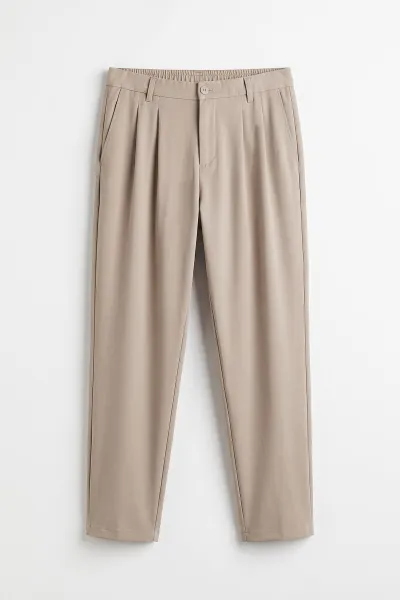 Krem Sidney Kumaş Baggy Cep Detaylı Erkek Pantolon 498875