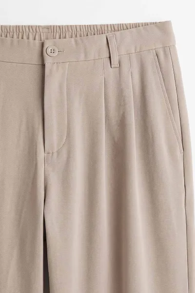 Krem Sidney Kumaş Baggy Cep Detaylı Erkek Pantolon 498875