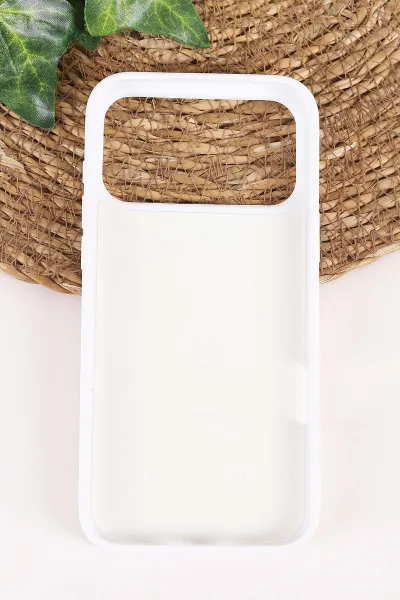 Krem TeknoCase İPhone 17 Pro Max Uyumlu Ella Diamond Case Serisi Lens Hediyeli Sert Silikon Telefon Kılıfı 457841
