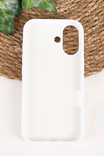Krem TeknoCase İPhone 17 Uyumlu Ella Diamond Case Serisi Lens Hediyeli Sert Silikon Telefon Kılıfı 457824
