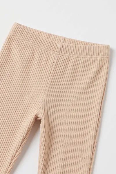 Krem(2-8 Yaş) Karakter Baskılı 2 İp Sweatli Fitilli Taytlı Kız Çocuk 2'li Takım 500380
