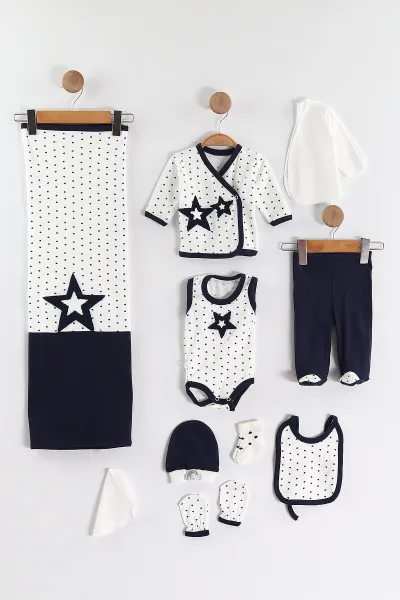 lacivert-0-3-aysuzene-yildiz-nakisli-kutulu-10-parca-lux-unisex-bebek-hastane-cikis-setleri-427753