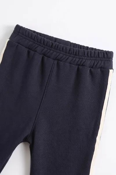 Lacivert (1-5 Yaş) New Balance Baskılı 3 İp Şardonlu Erkek Çocuk Kışlık Takım 497427