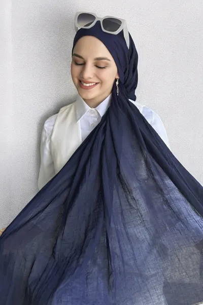 Lacivert 100x195 Cm Dubai Şal 381958
