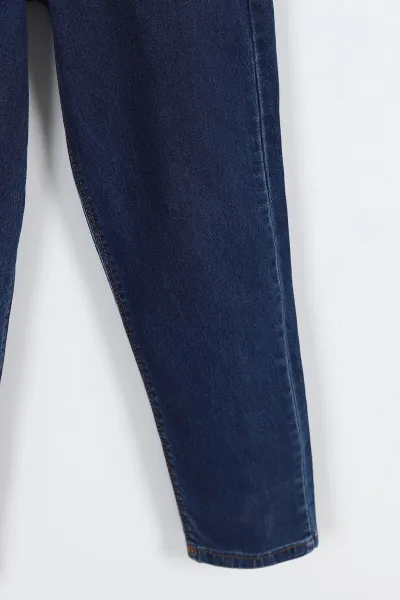 Lacivert (11-15 Yaş)Basic Model Erkek Çocuk Kot Pantolon 329832