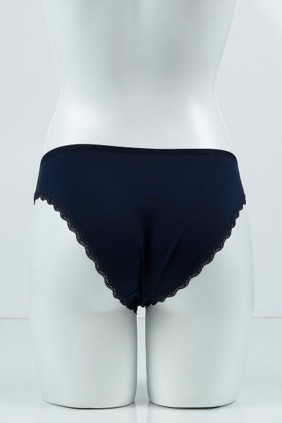 Lacivert 1101 Tırnak Dantel Bikini Külot 99493