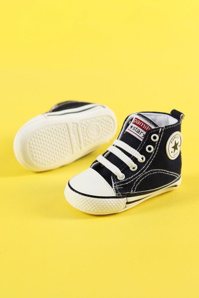 Lacivert (18-19 Pappa) Bilekli İlk adım Bebe Ayakkabısı 215372