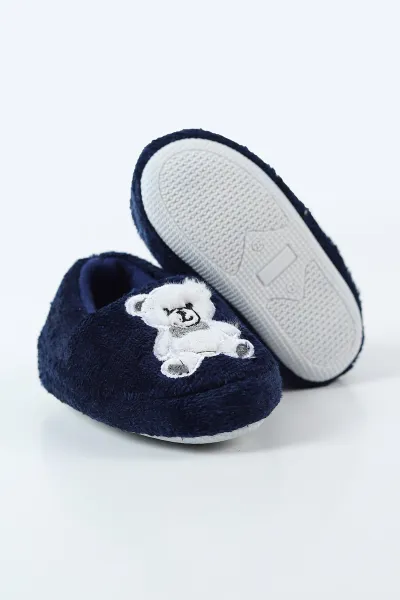 Lacivert ( 21 - 24 ) Peluş Figürlü Bebek Panduf 496284