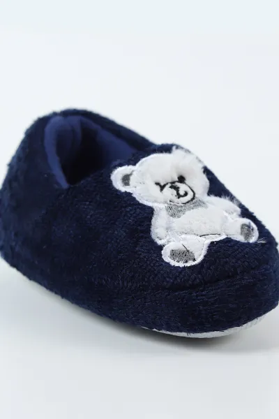 Lacivert ( 21 - 24 ) Peluş Figürlü Bebek Panduf 496284