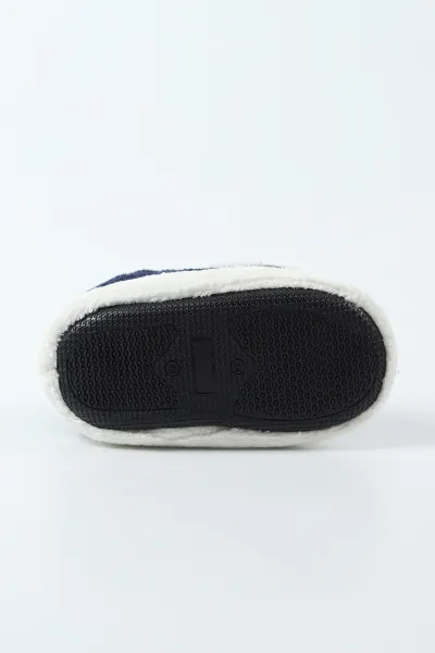 Lacivert ( 21 - 24 ) Peluş Figürlü Erkek Bebek Panduf 494635