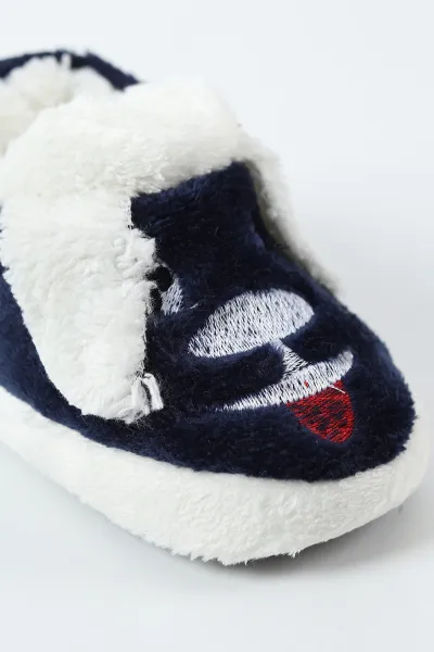 Lacivert ( 21 - 24 ) Peluş Figürlü Erkek Bebek Panduf 494635
