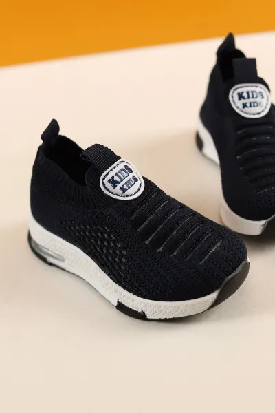 Lacivert (21-25 Bebe) Triko Işıklı Bebe Spor Ayakkabı 257628