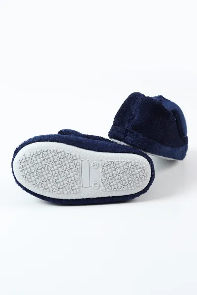 Lacivert ( 25 - 30 ) Peluş Figürlü Erkek Çocuk Panduf 488261