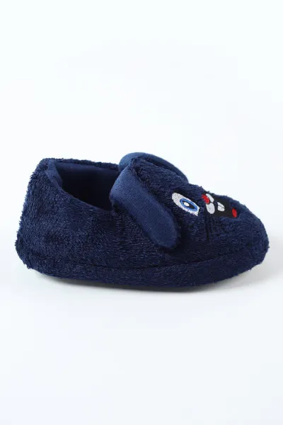 Lacivert ( 25 - 30 ) Peluş Figürlü Erkek Çocuk Panduf 488261