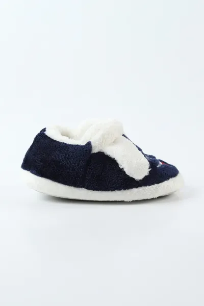Lacivert ( 25 - 34 ) Peluş Figürlü Erkek Çocuk Panduf 494660