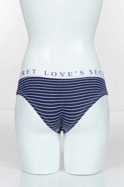 Lacivert 4325 Hıpboxer Baskılı Çizgili Kumaş Külot 101784
