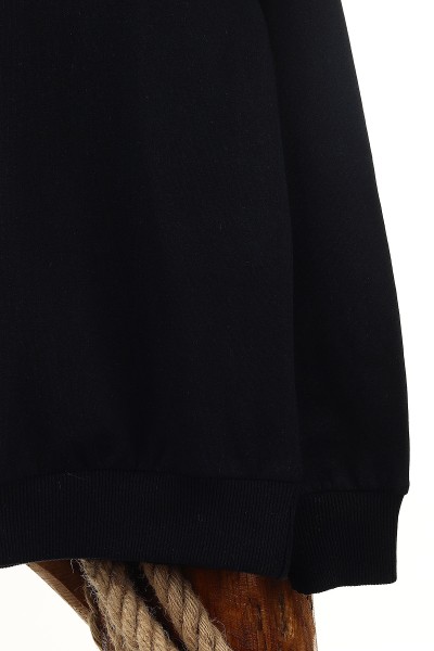 Lacivert (7-11 Yaş) A Nakışlı Balıkçı Yaka İki İp Erkek Çocuk Sweat 151686