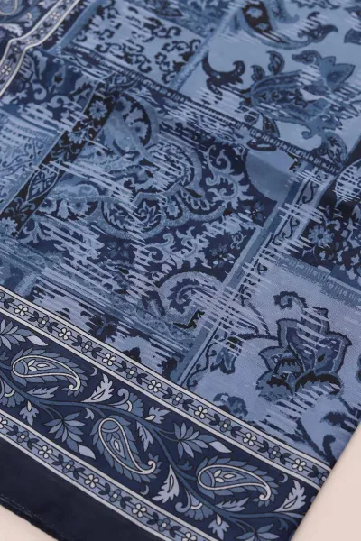 Lacivert 75x180 Cm Our Fashion Dijital Baskılı Desenli Soft Şal 408652