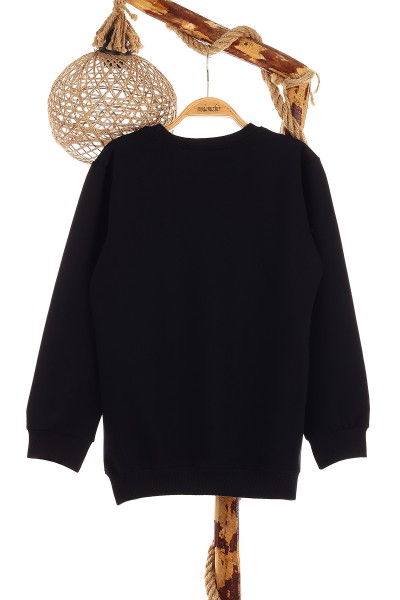 Lacivert (9-12 Yaş) Bronx Desire Baskılı Erkek Çocuk Sweat 151728