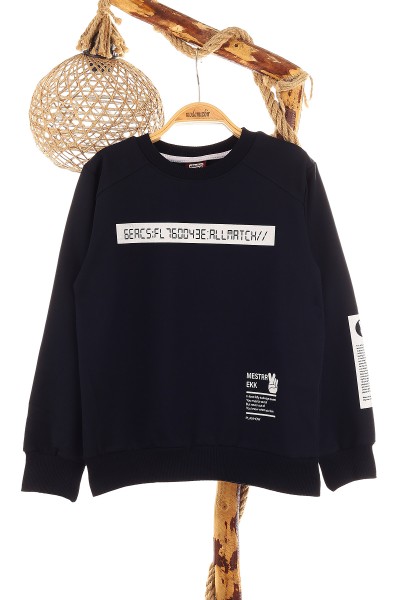 lacivert-9-12-yas-mestar-baskili-erkek-cocuk-sweat-154292