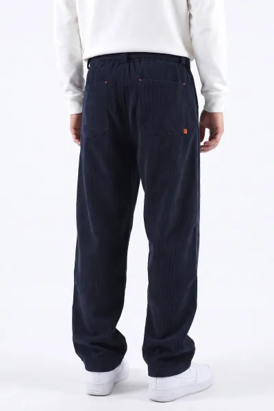 Lacivert Baggy Belden Bağlamalı Erkek Pantolon 493208