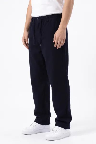 Lacivert Baggy Yeni Sezon Belden Bağlamalı Erkek Pantolon 498408
